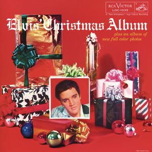 Omslaget till julskivan Elvis' Christmas Album av Elvis Presley.